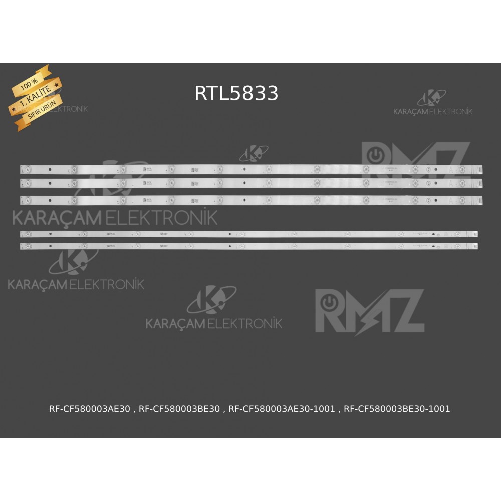 RTL5833T, RF-CF580003AE30 , RF-CF580003BE30 , RF-CF580003AE30-1001 , RF-CF580003BE30-1001